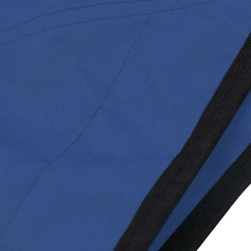 Boat Bimini Top 3 Bow Frame Canopy Sun Shade Adjustable Width Marine Blue 137 cm Height 154 to 167 cm Width