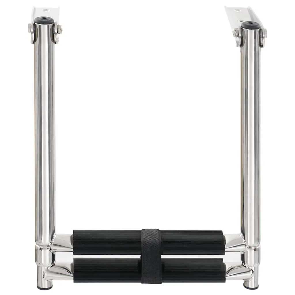 Folding Boarding Ladder 2-Step Telescopic Design Swimming Pool Boat Docking