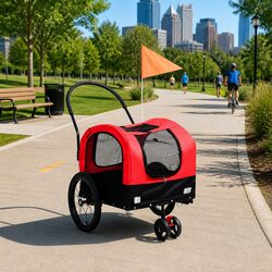 Reliable 2-in-1 Pet Bike Trailer and Jogging Stroller
