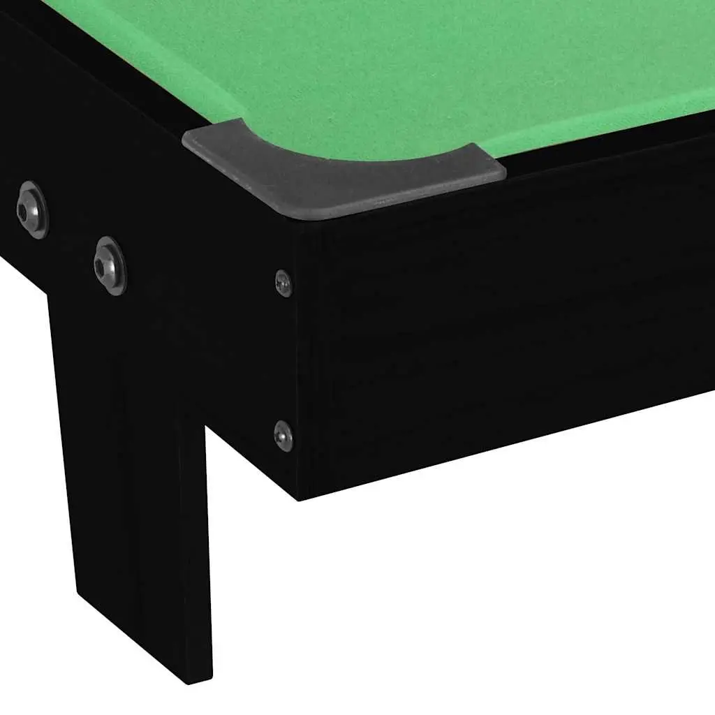 Mini Pool Table Portable Tabletop Billiards Game Set 92x52x19cm Black