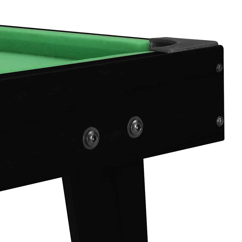 Mini Pool Table Portable Tabletop Billiards Game Set 92x52x19cm Black