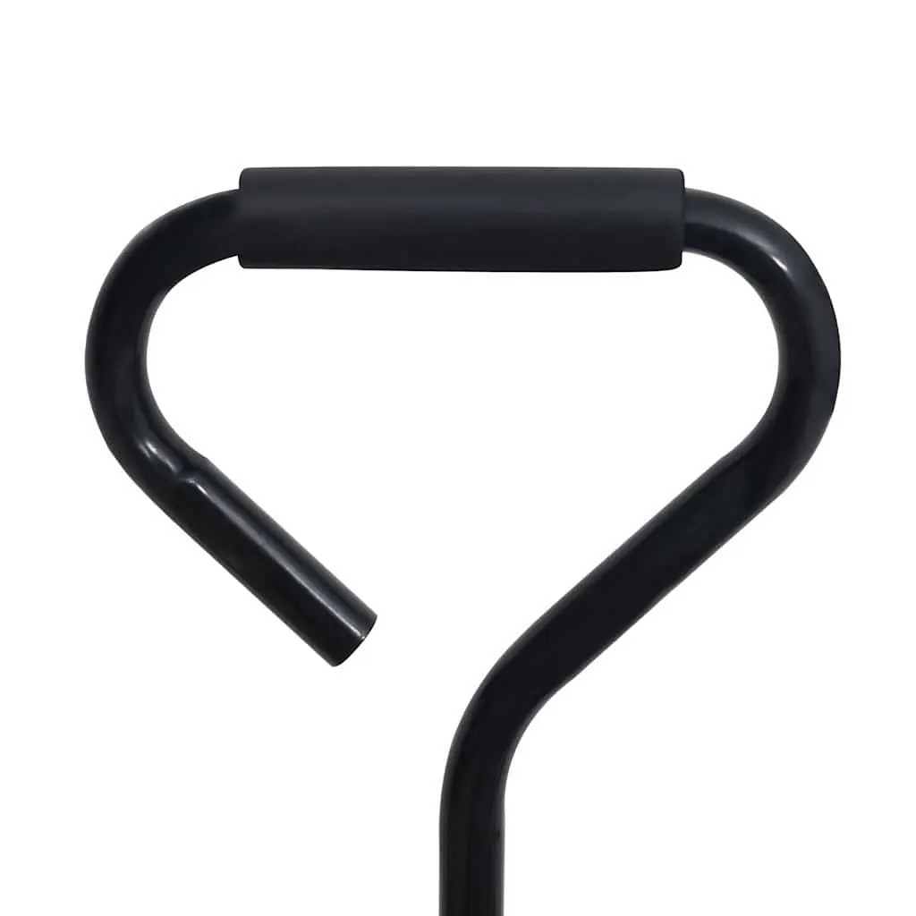Garden Hand Trolley Cart Heavy-Duty Steel 250kg Load Capacity Black