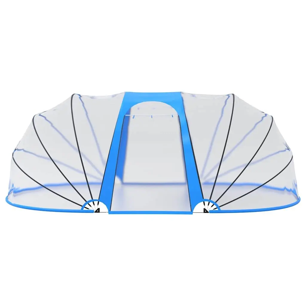 Pool Dome Shelter Cover 530x410x210cm Sunshade Enclosure Blue