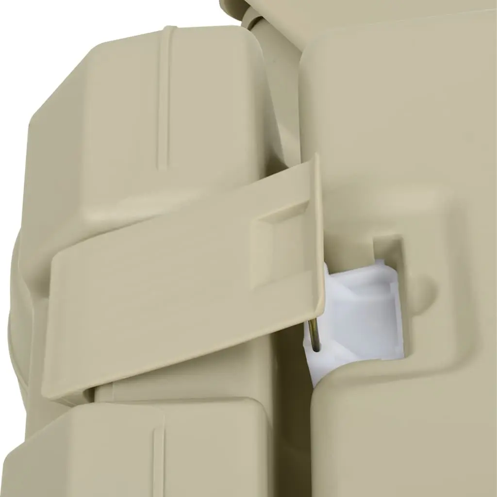 Portable Camping Toilet Set 10L Waste 10L Fresh Water Handwash Station 20L Grey