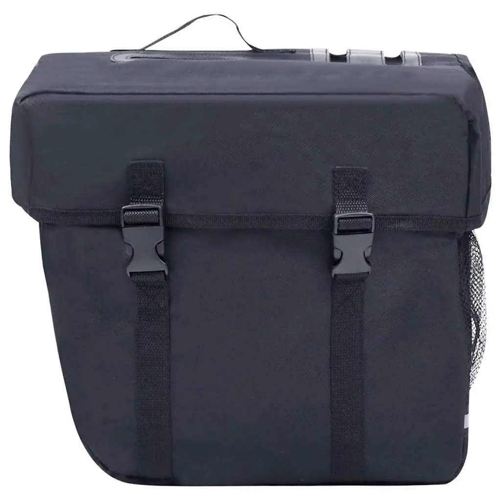 Double Bicycle Pannier Bag 35L Waterproof Black Cycling Storage