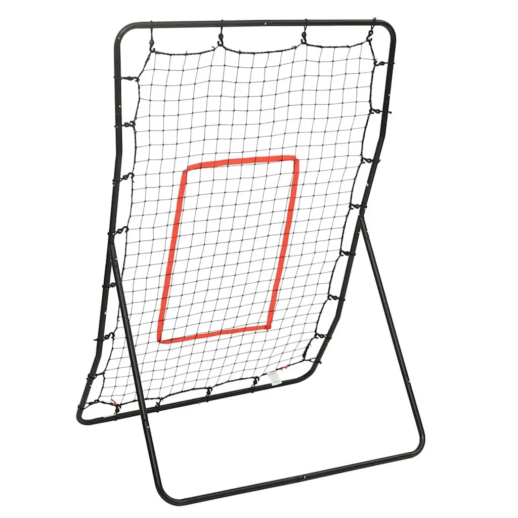 Softball Rebounder Training 88x79x137cm Steel Frame PE Net Black