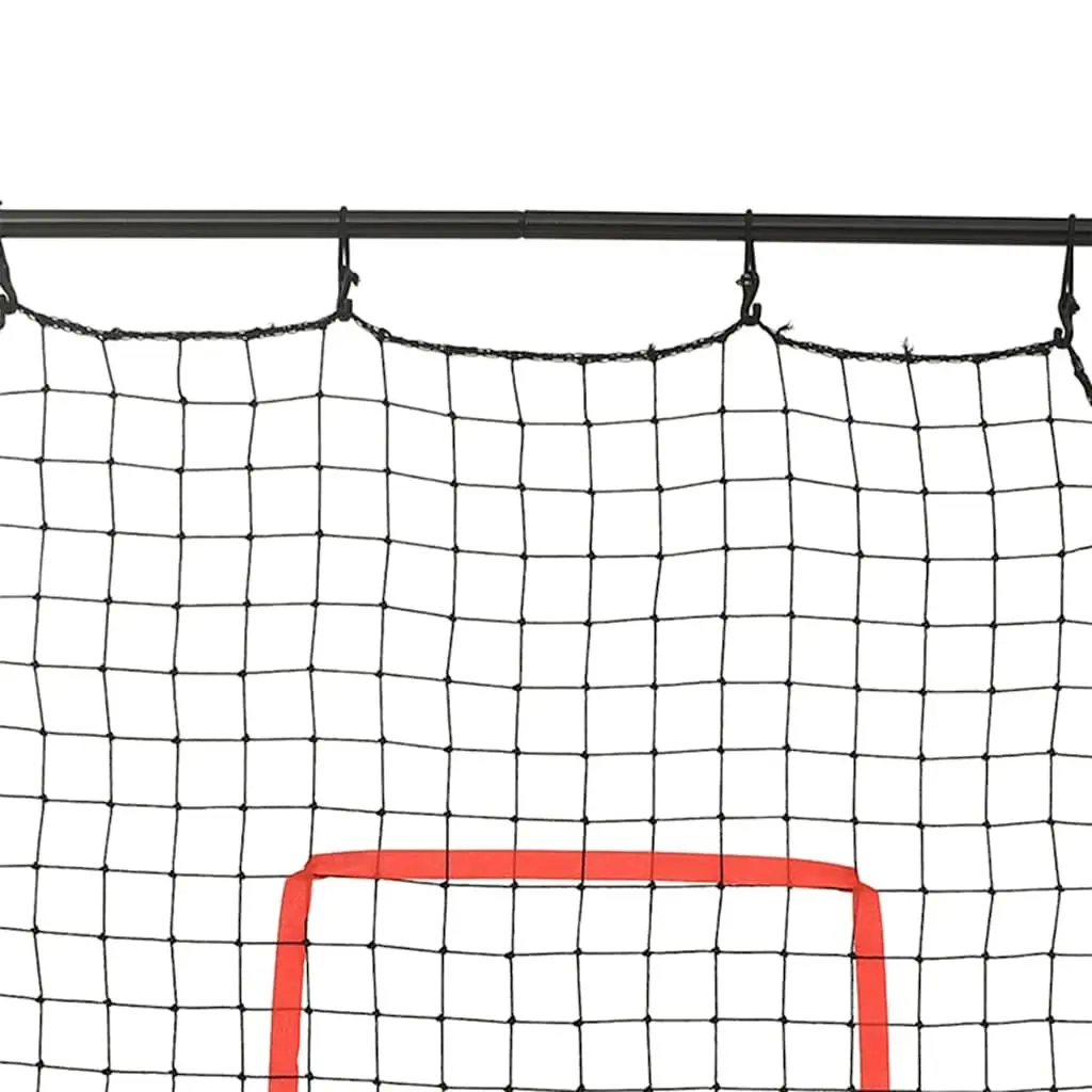 Softball Rebounder Training 88x79x137cm Steel Frame PE Net Black