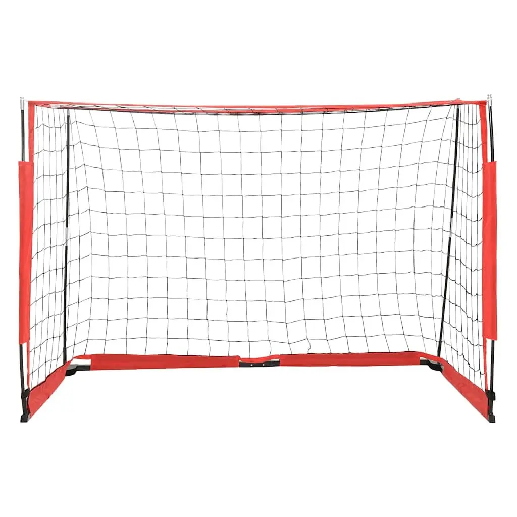 Portable Foldable Soccer Goal Training Net 184 x 91 x 124.5 cm Black