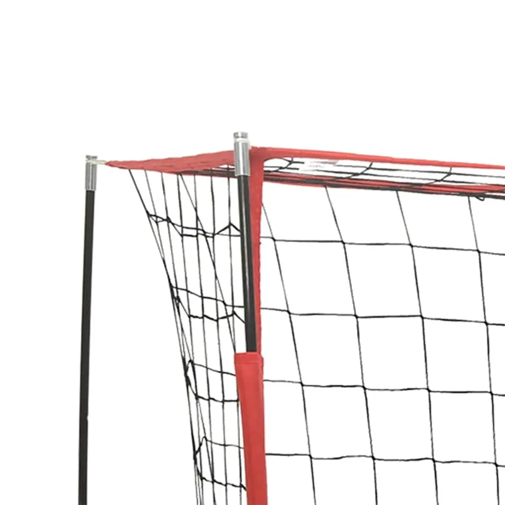 Portable Foldable Soccer Goal Training Net 184 x 91 x 124.5 cm Black