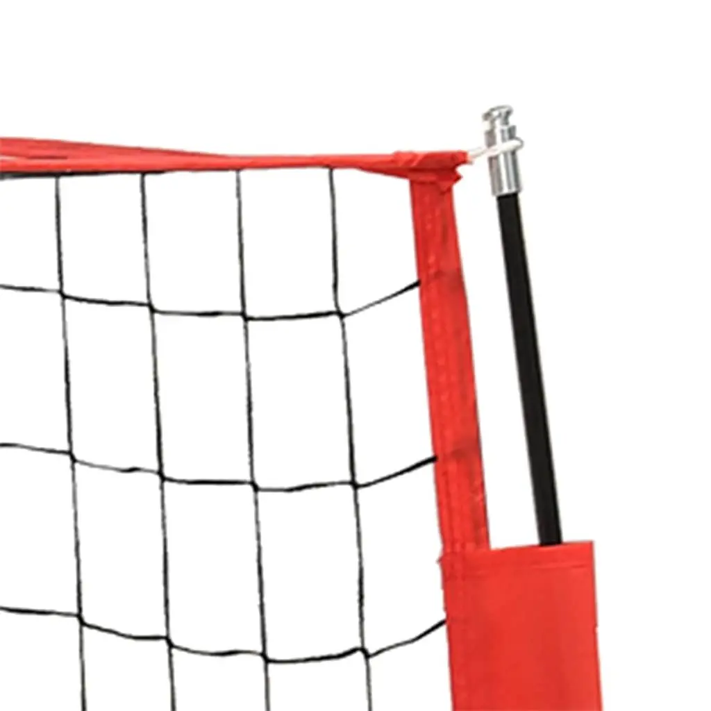 Portable Foldable Soccer Goal Training Net 184 x 91 x 124.5 cm Black