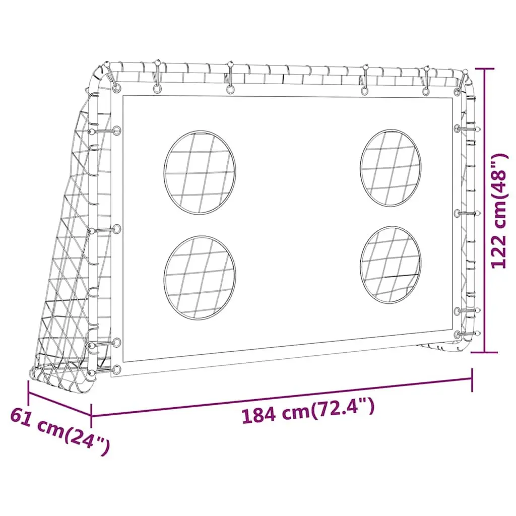 Foldable Soccer Goal for Training