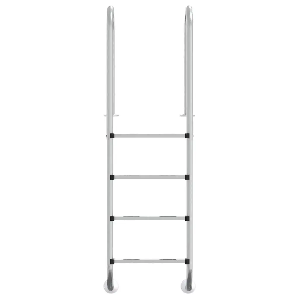 Pool Ladder Safe Access 54x38x184.5cm Stainless Steel Silver
