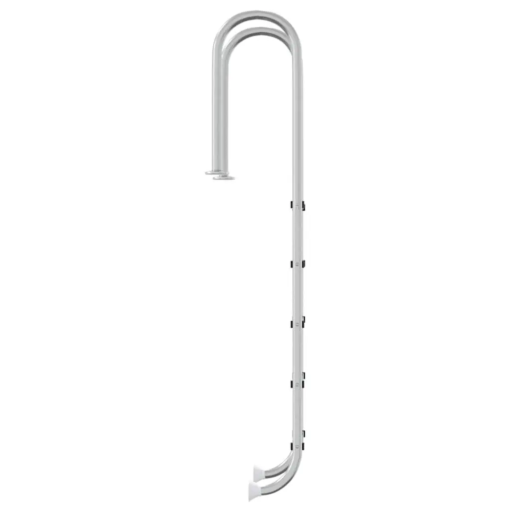 Pool Ladder 54x38x211cm Stainless Steel Swimming Pool Steps Spa Access Ramp