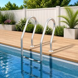 Reliable and Sturdy Pool Ladder with Non-Slip Features