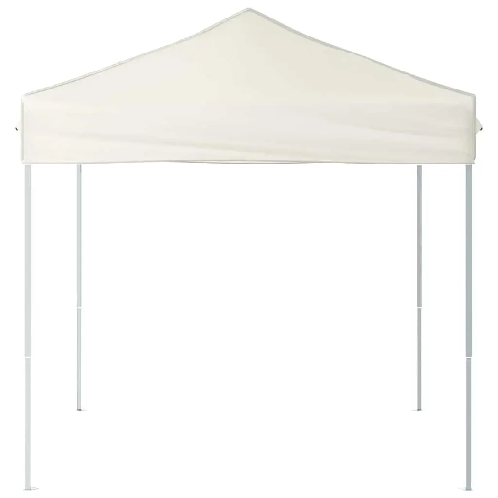 Folding Tent Outdoor Pavilion 2x2m Cream Garden Canopy Gazebo Shelter