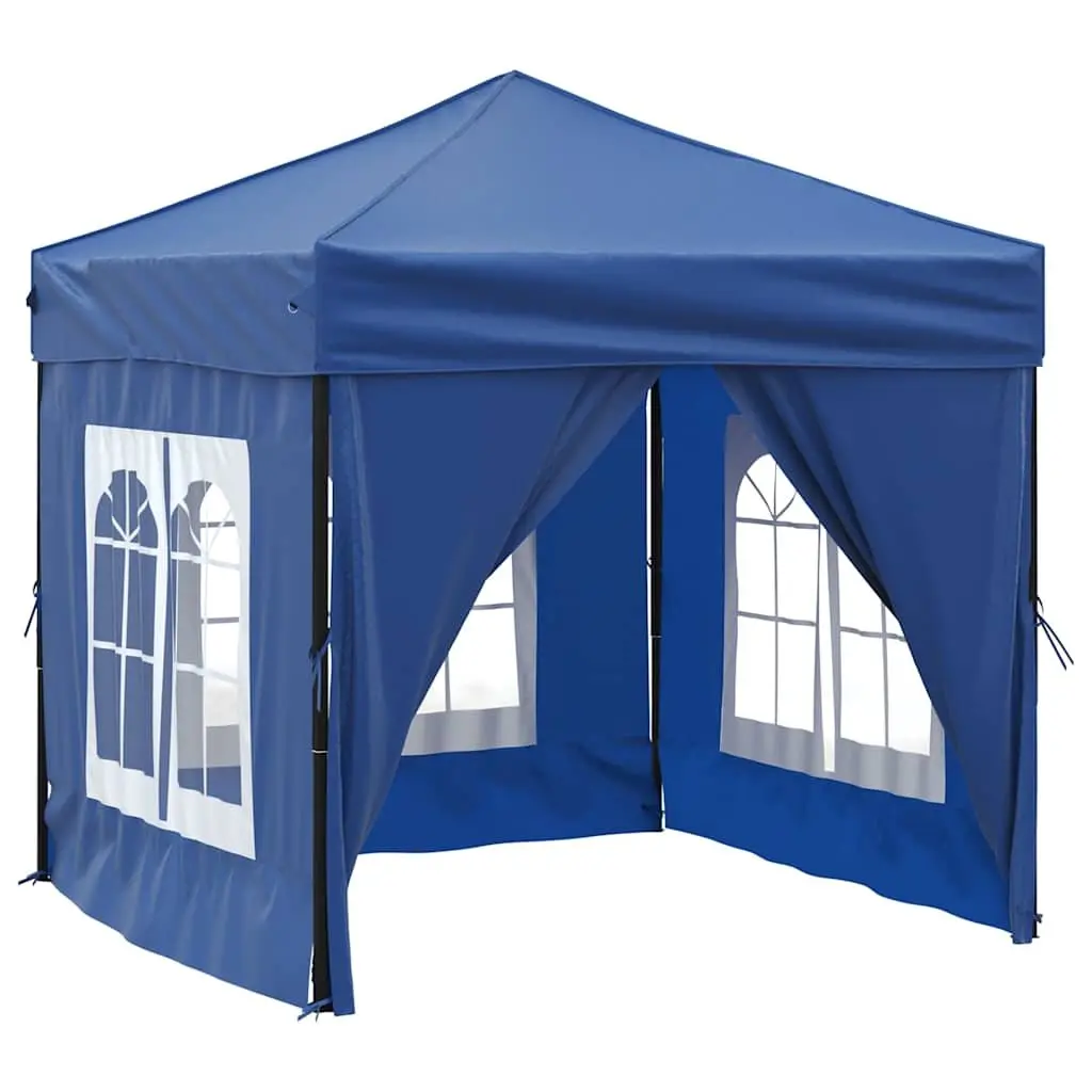 Folding Party Tent Outdoor Canopy 2x2m Blue