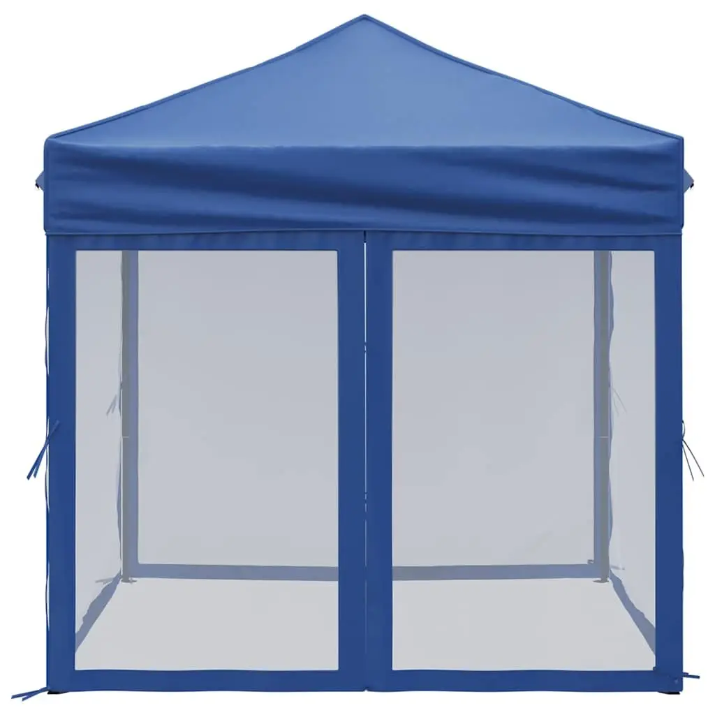 Folding Party Tent Outdoor Canopy 2x2m Blue