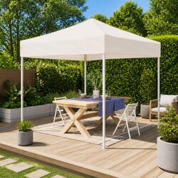 Reliable Cream Party Tent 3x3m for Outdoor Use