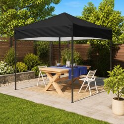 Reliable Black Folding Party Tent 3x3m for Outdoor Use