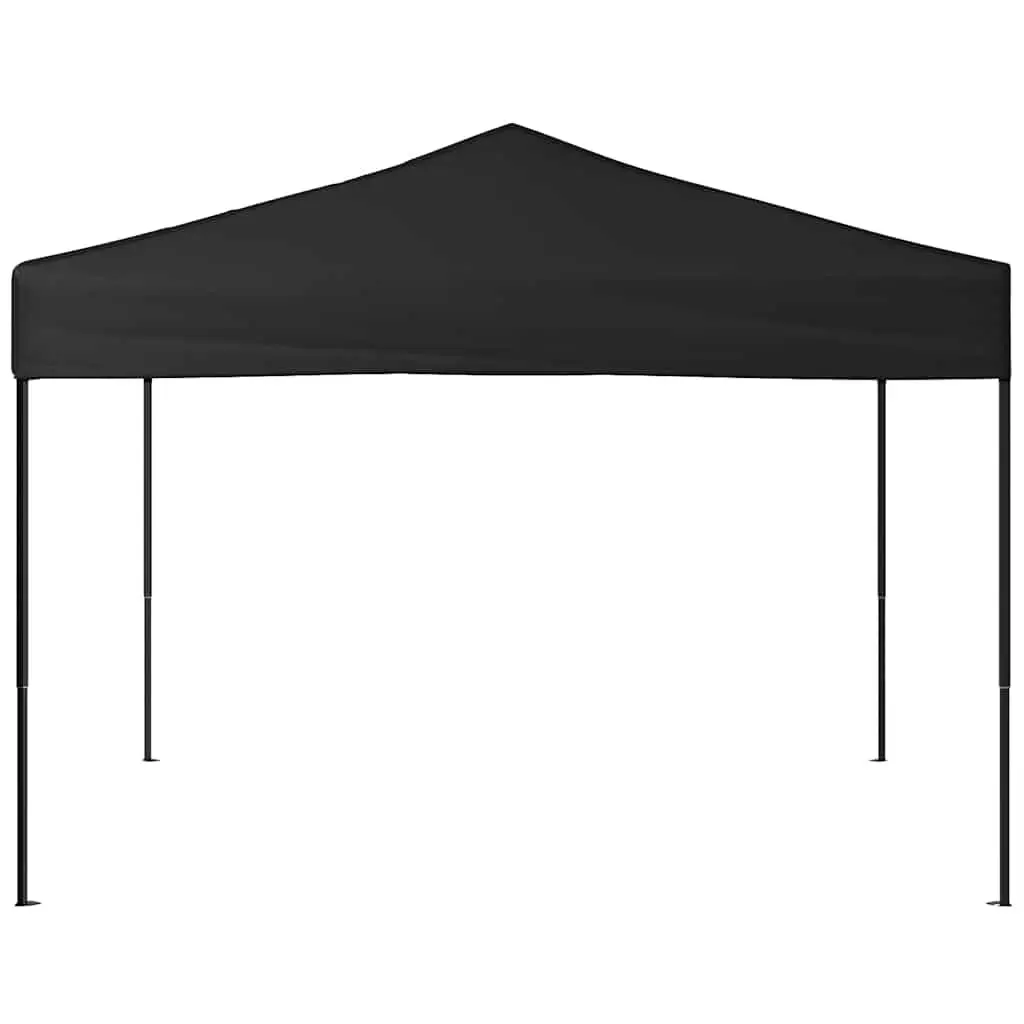 Folding Party Tent Outdoor Shelter Canopy 3x3m Black