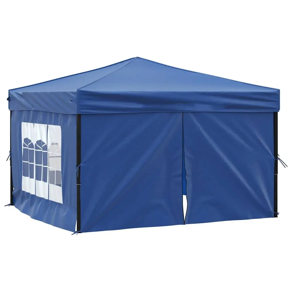Folding Party Tent Outdoor Canopy 3x3 m Blue