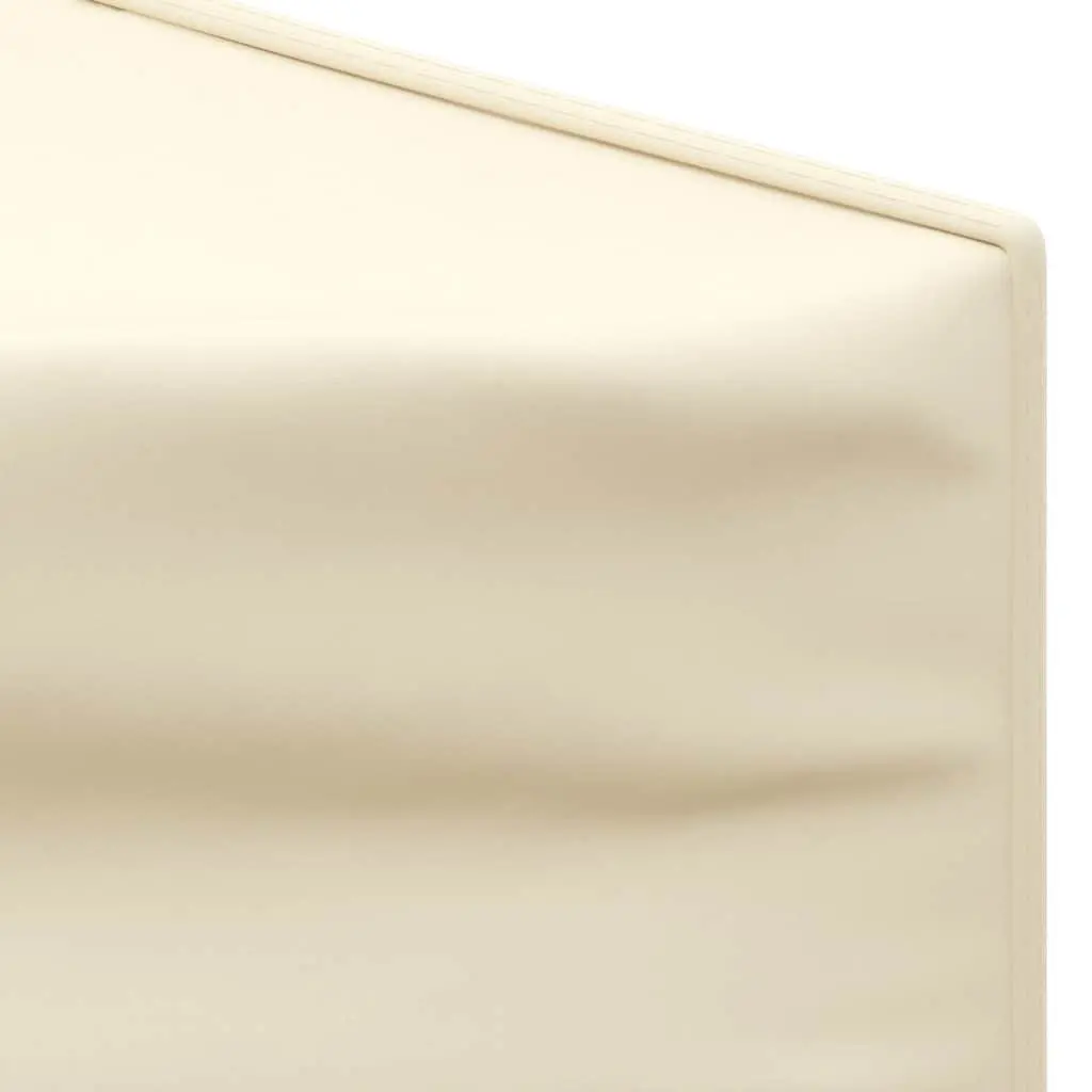 Folding Party Tent Outdoor Canopy 3x3m Cream with Sidewalls