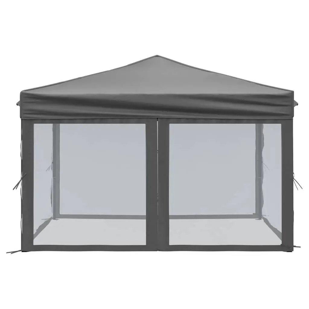 Folding Party Tent Outdoor Canopy Gazebo 3x3m Anthracite