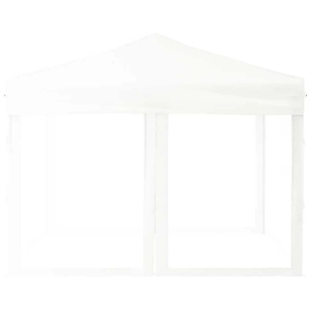 Folding Party Tent 3x3m Outdoor Canopy Gazebo White with Sidewalls