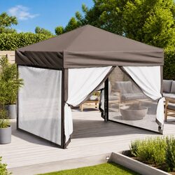 Reliable 3x3m Folding Tent with Protective Sidewalls