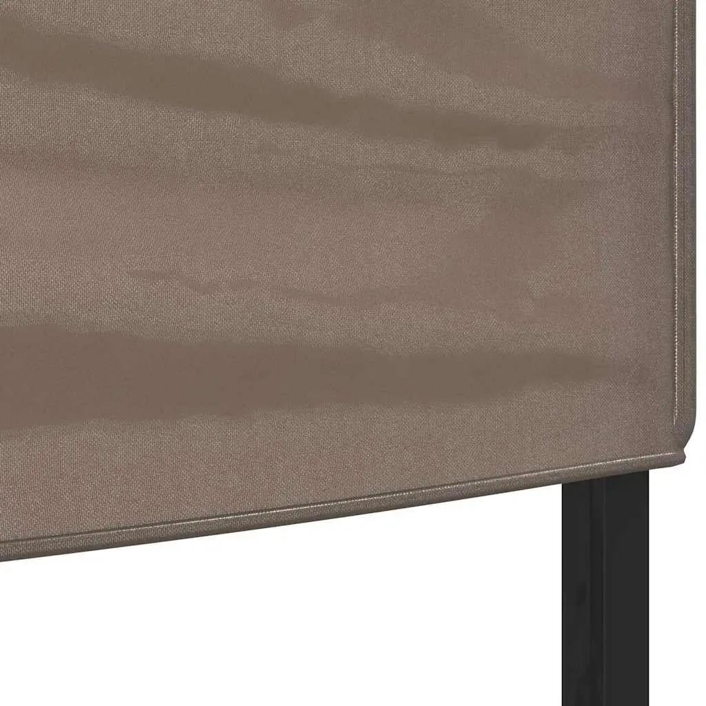 Folding Party Tent Outdoor Canopy 3x6m Taupe Portable Marquee Gazebo