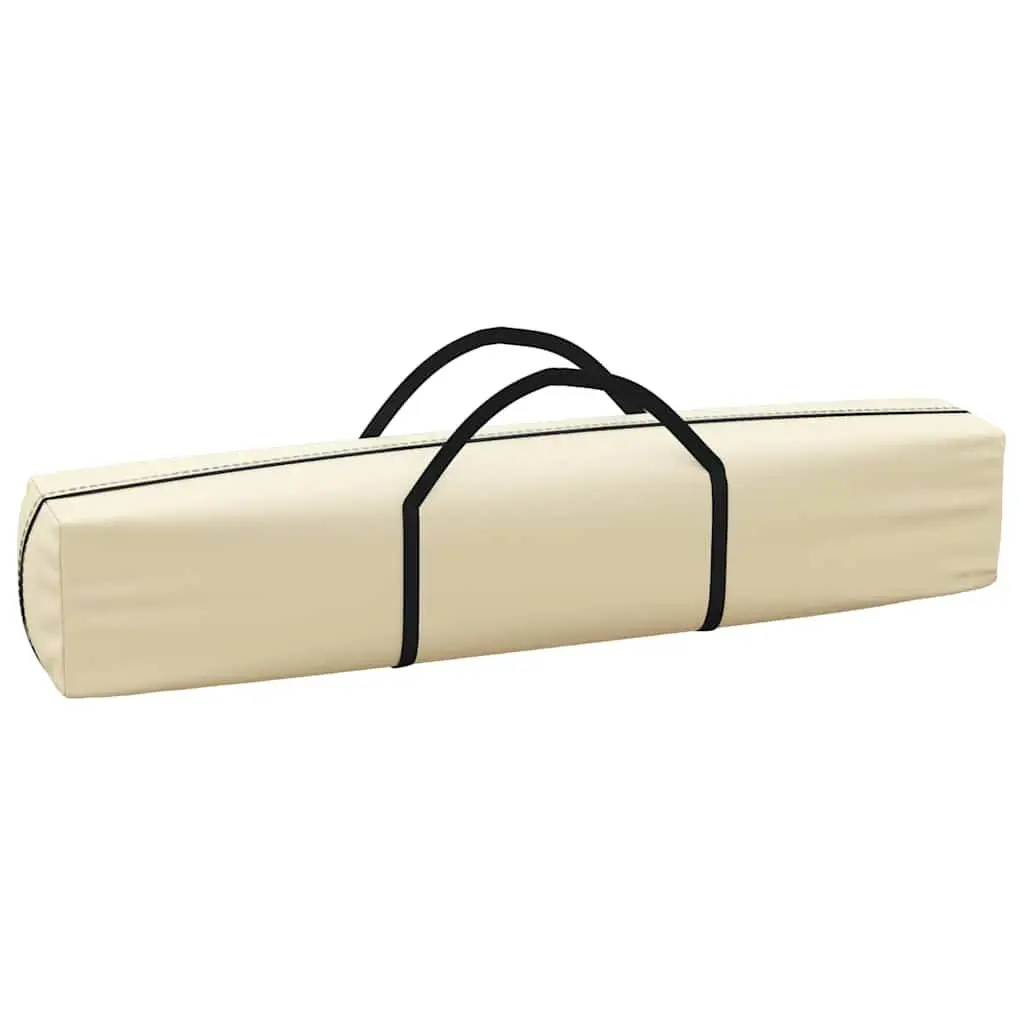 Folding Party Tent Outdoor Canopy 3x6m Cream with Sidewalls