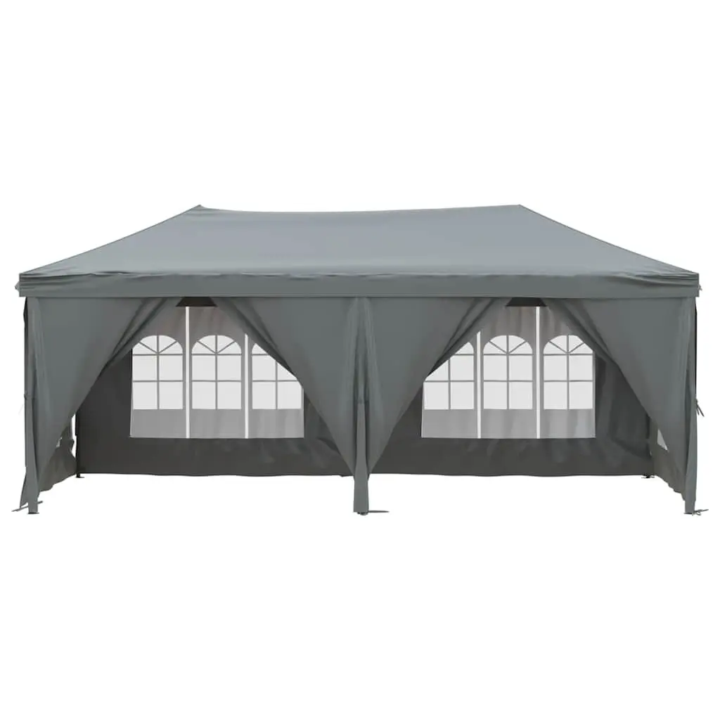 Folding Party Tent Outdoor Canopy Gazebo 3x6 m Anthracite