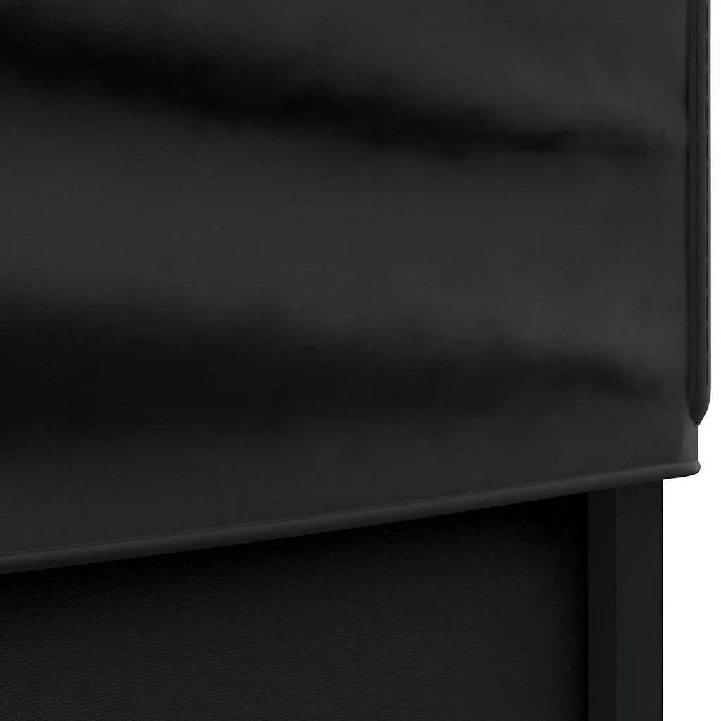 Folding Party Tent Black 3x6 m Outdoor Canopy Gazebo