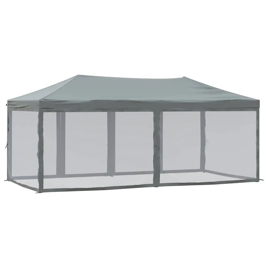 Folding Party Tent Outdoor Gazebo Canopy 3x6 m Anthracite