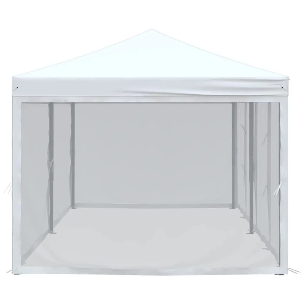 Folding Party Tent Outdoor Canopy 3x6m White with Sidewalls