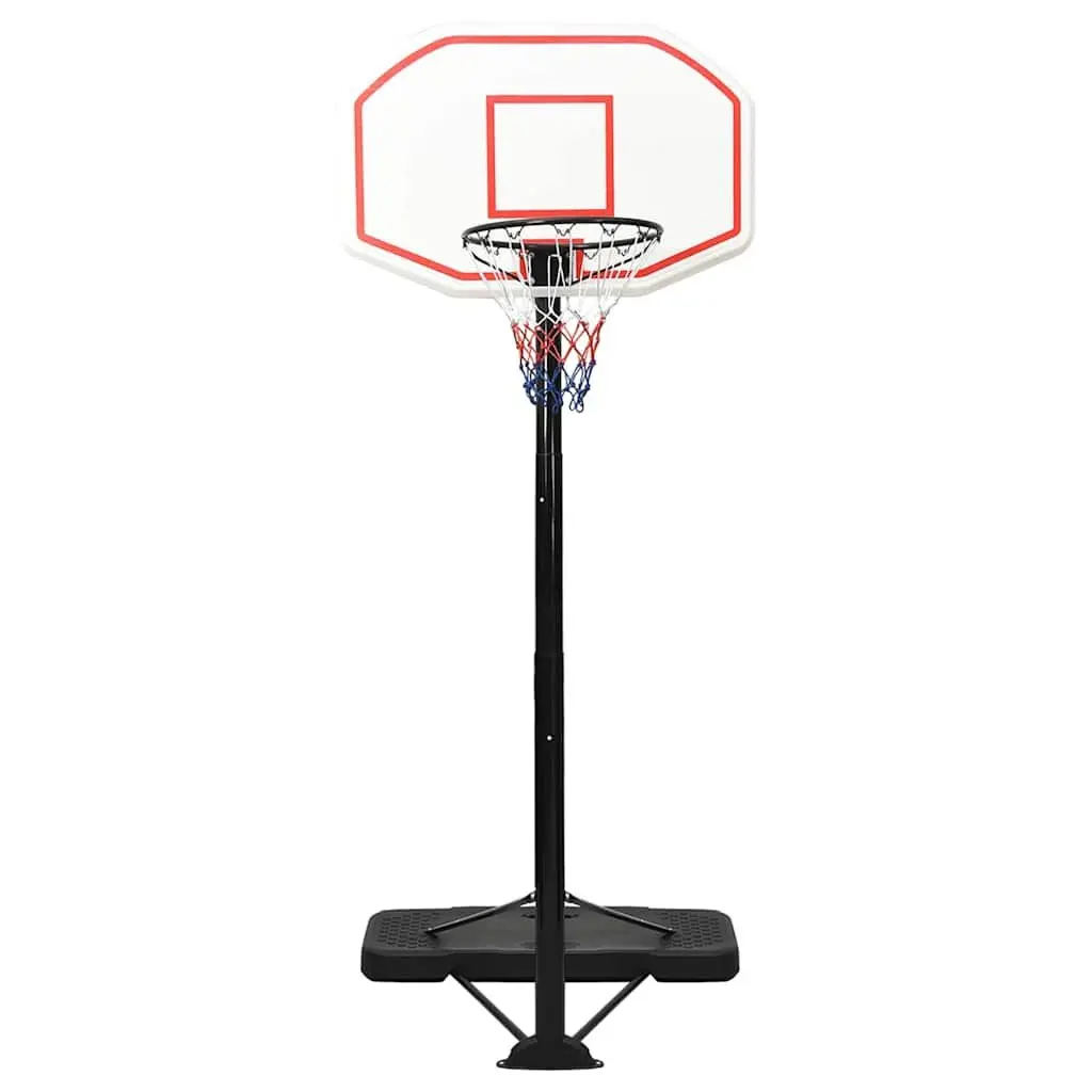 Basketball Hoop Adjustable Height 258-363cm Portable Outdoor Indoor White