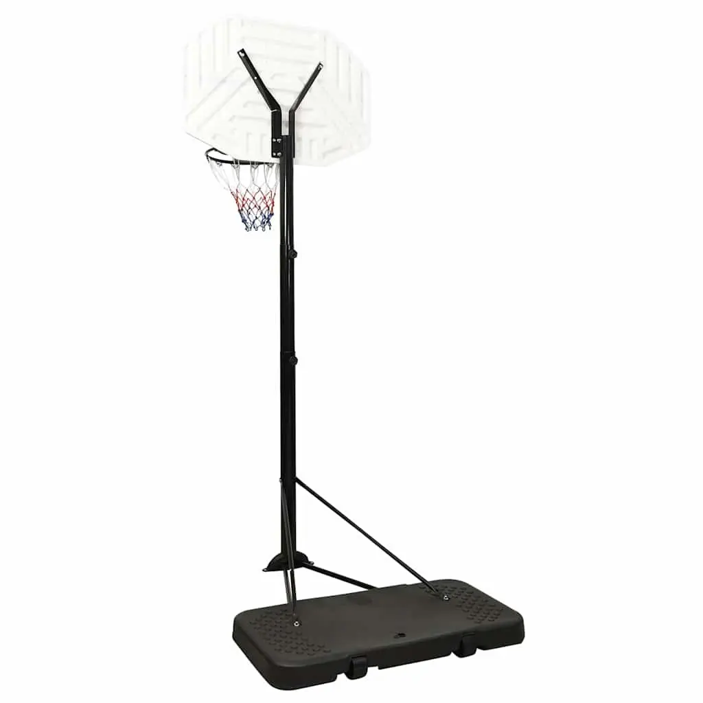Basketball Hoop Adjustable Height 258-363cm Portable Outdoor Indoor White