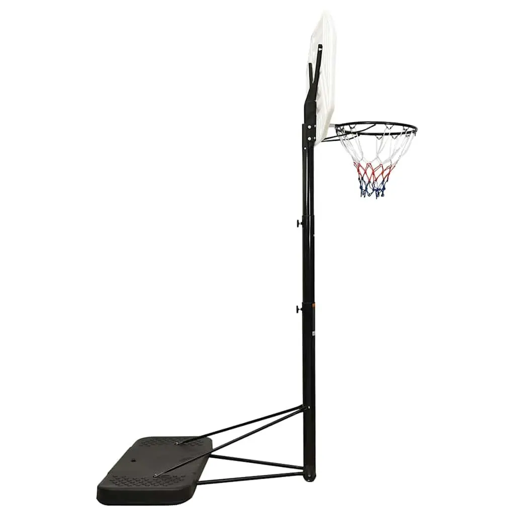 Basketball Hoop Adjustable Height 258-363cm Portable Outdoor Indoor White