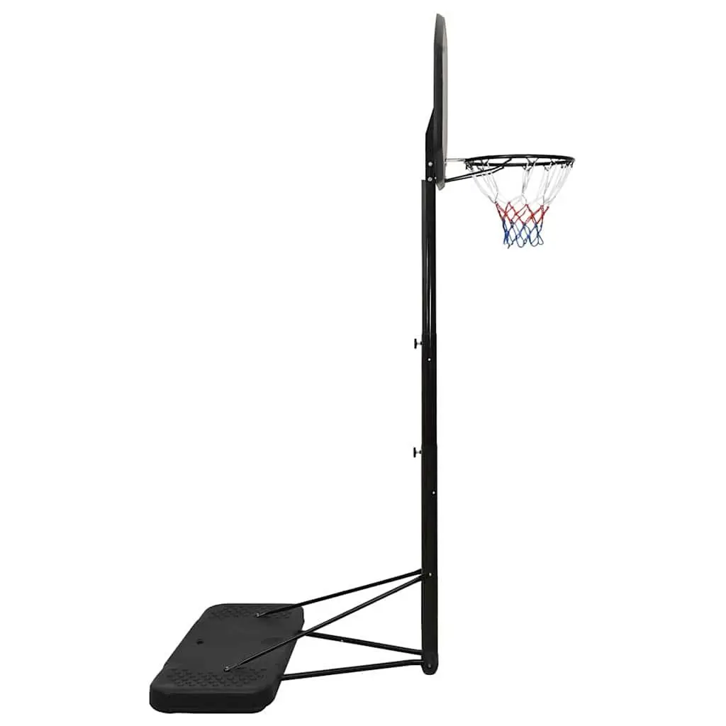 Basketball Hoop Adjustable Height 258-363 cm Portable Indoor Outdoor Black