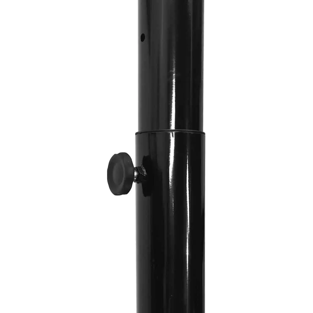 Basketball Hoop Adjustable Height 258-363 cm Portable Indoor Outdoor Black
