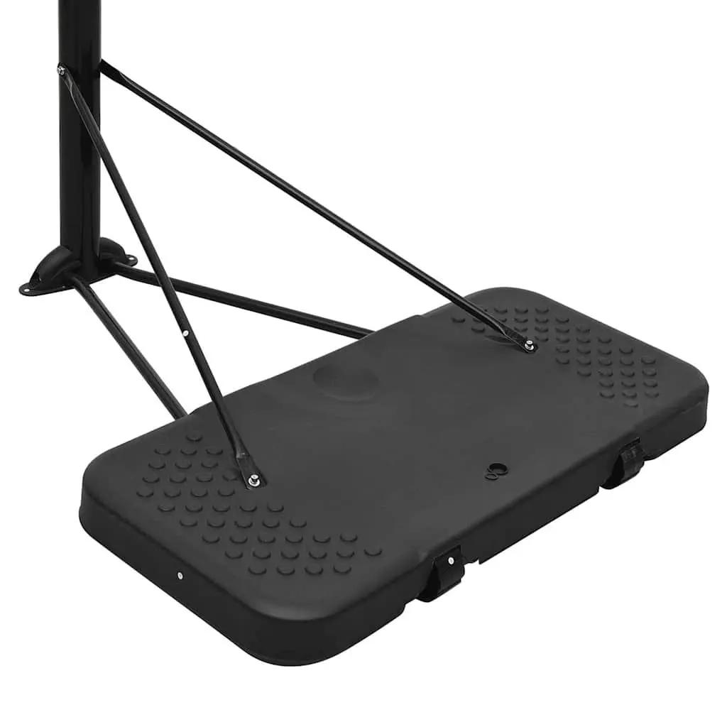 Basketball Hoop Adjustable Height 258-363 cm Portable Indoor Outdoor Black