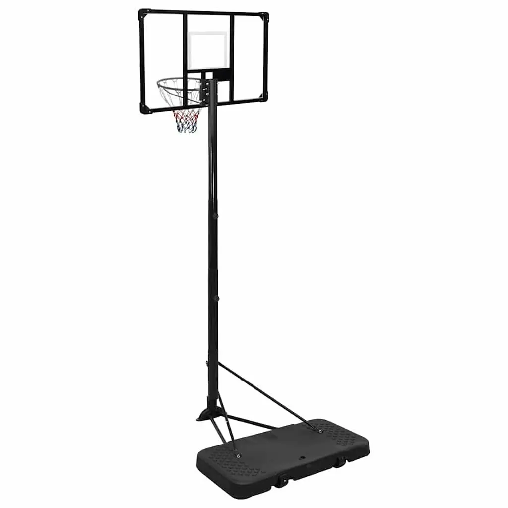 Basketball Hoop Stand Adjustable 256-361cm Transparent Polycarbonate