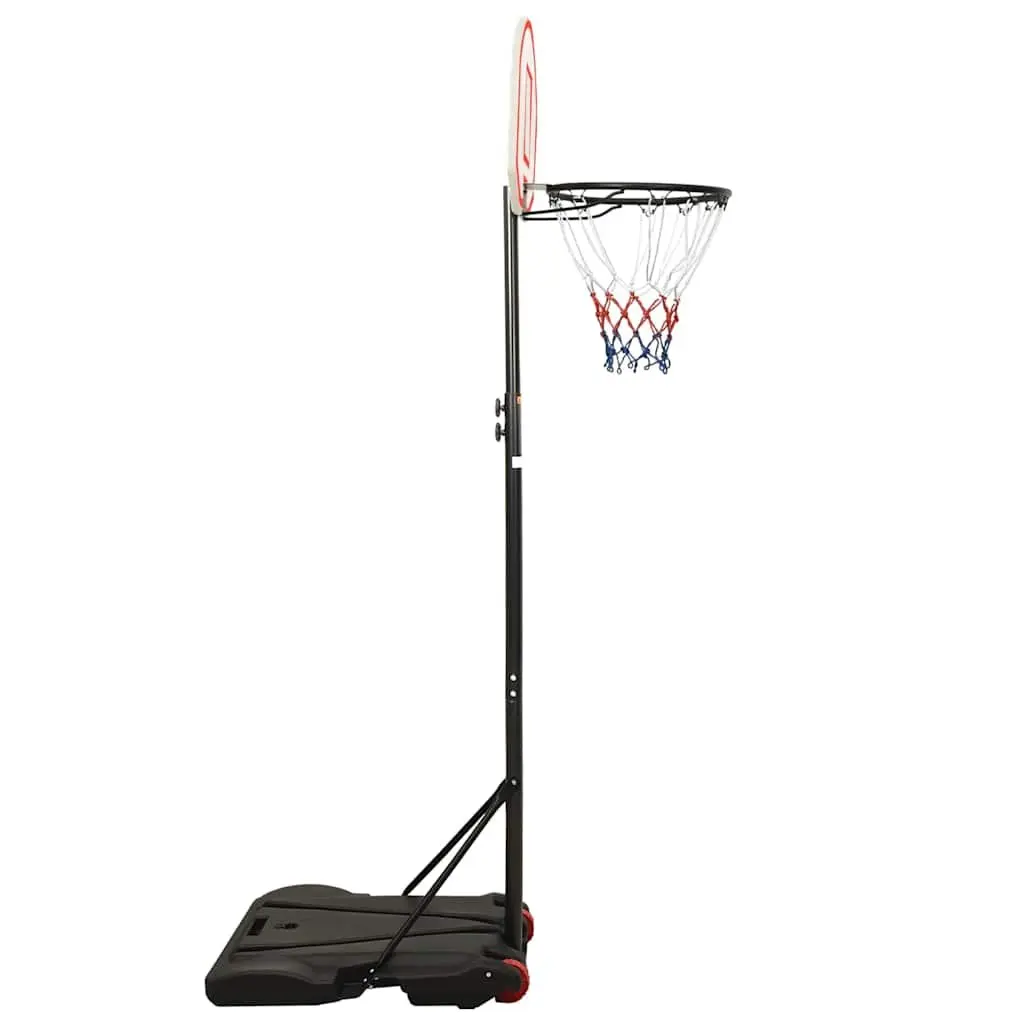 Basketball Hoop Adjustable Height 216-250cm Portable White Indoor Outdoor
