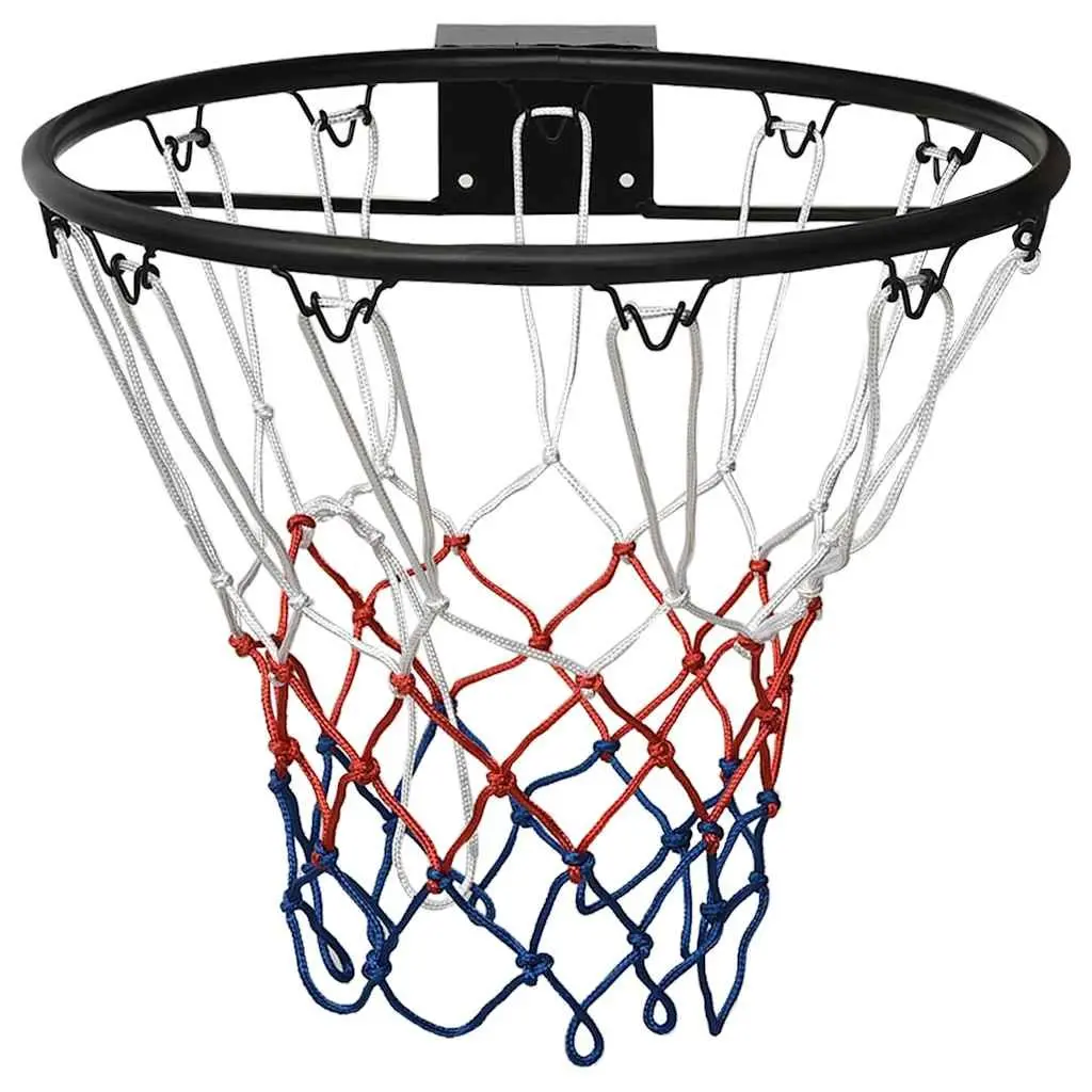Basketball Rim 45cm Steel Black Wall Mount Indoor Outdoor Court Hoop
