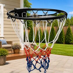 Reliable 39 cm Basketball Rim for Home Fun