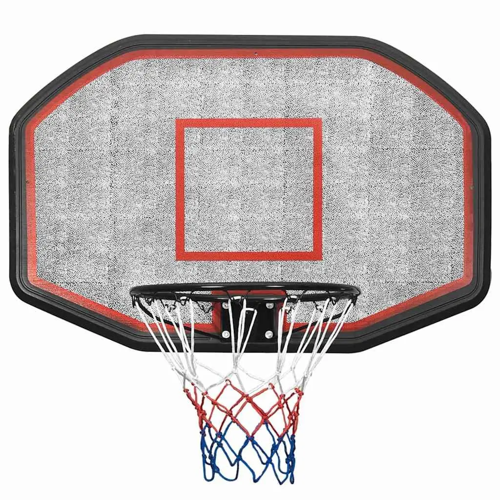 Basketball Hoop Wall-Mounted Shooting Practice Polyethene 109x71cm Multicolour