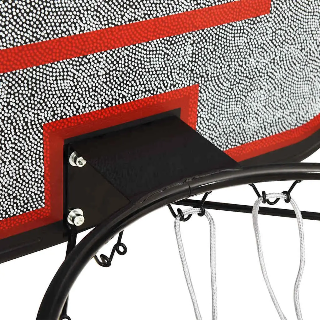 Basketball Hoop Wall-Mounted Shooting Practice Polyethene 109x71cm Multicolour