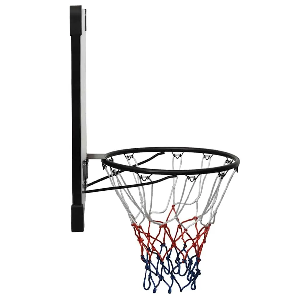 Basketball Backboard Wall-Mounted 90x60cm Transparent Polycarbonate
