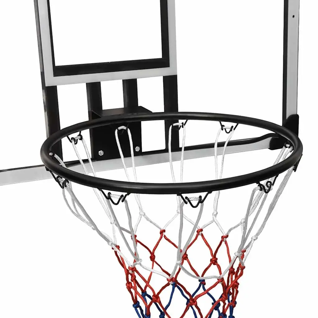Basketball Backboard Wall-Mounted 90x60cm Transparent Polycarbonate