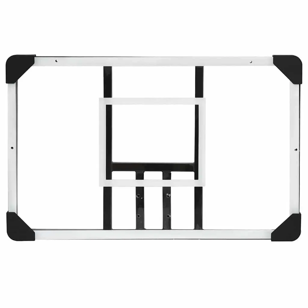 Basketball Backboard Transparent 71x45cm Wall-Mounted Polycarbonate Hoop